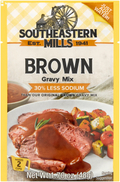 Southeastern 30% Brown Gravy Mix, 30% Less Sodium Southeastern Mills