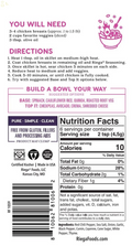 Riega Chicken Bowl Gluten-Free Blackened Chicken Bowl Seasoning Mix, 1 Oz Packing May Vary