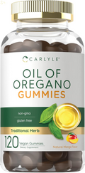 Oregano Oil Gummies | 3000Mg | 120 Count | Mango Flavor | Vegan, Non-Gmo, and Gluten Free Extract Formula | Traditional Herb Supplement