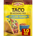 Old El Paso 25% Less Sodium Taco Seasoning, ,1 Oz. Packaging may vary