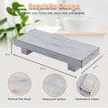 Wood Pedestal Stand Risers 8.7''x3.5'' Small Wooden Riser Soap Stand for Table Countertop Kitchen Sink