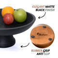 Acacia Wood Fruit Bowl for Kitchen Counter 12" Large