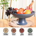 Acacia Wood Fruit Bowl for Kitchen Counter 12" Large