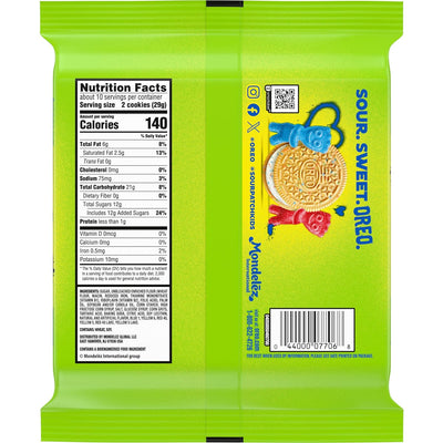 OREO SOUR PATCH KIDS Sandwich Cookies, Limited Edition, 10.68 Oz