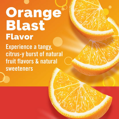 Emergen-C Chewable Vitamin C 1000Mg, with B Vitamins and Antioxidants Tablet (40 Count, Orange Blast Flavor), Dietary Supplement
