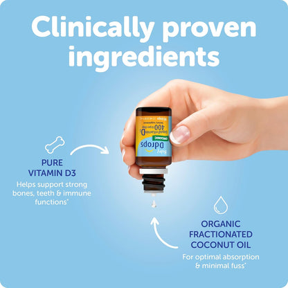 Ddrops Baby 400 IU, Vitamin D, 90 Drops 2.5Ml (0.08 Fl. Oz (Pack of 1))