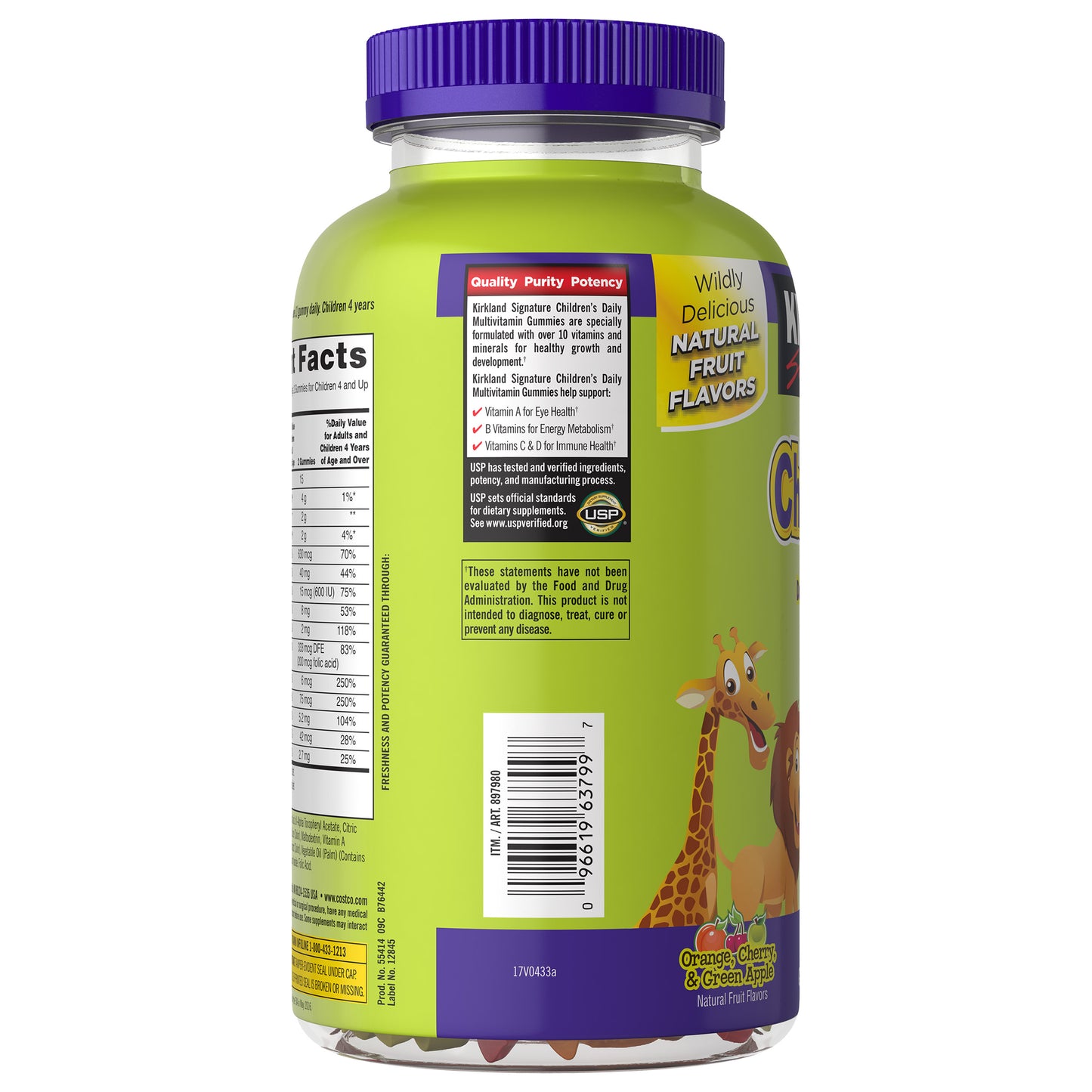 Kirkland Signature Children'S Multivitamin, 320 Gummies