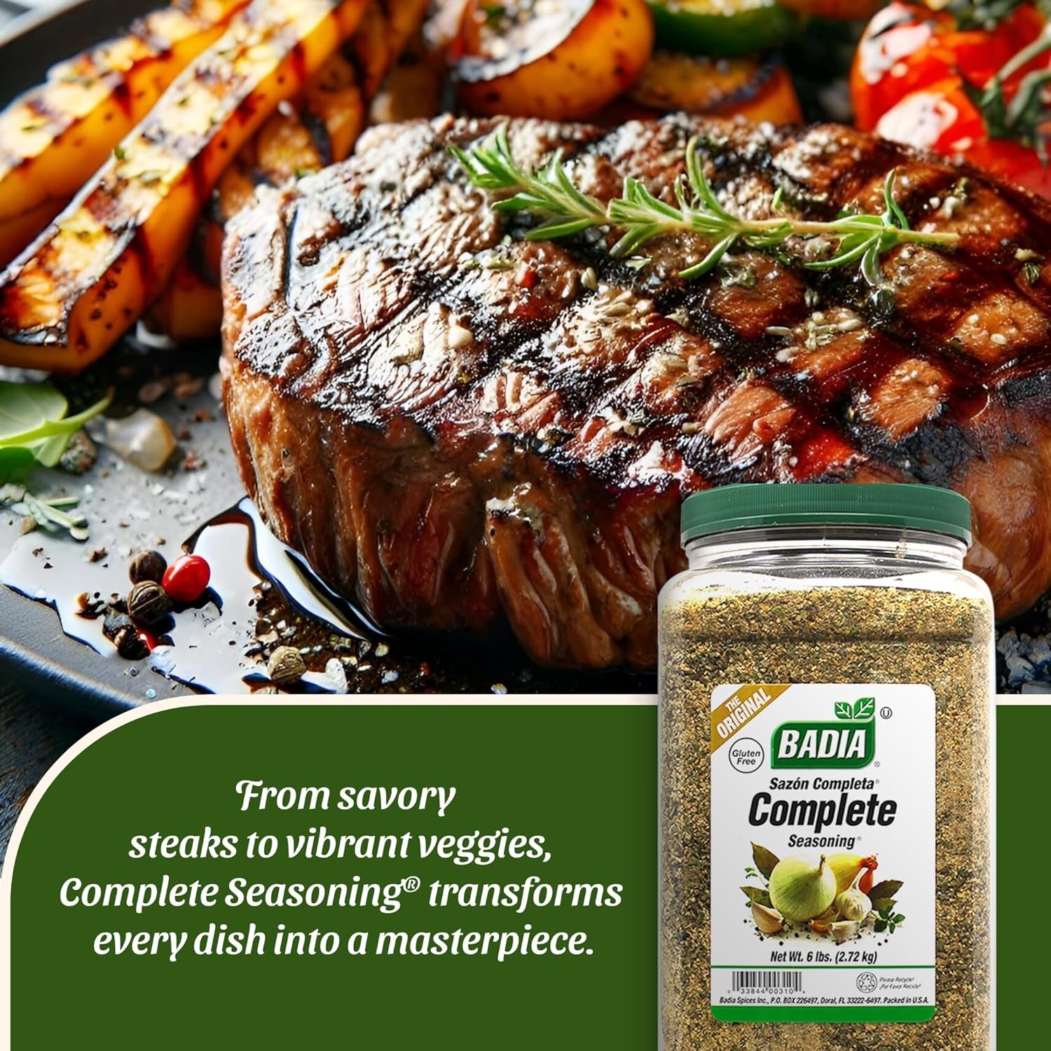 Badia Complete Seasoning, 96 Oz Case of 4