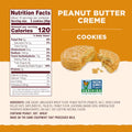 Back to Nature Peanut Butter Creme Sandwich Cookies - Dairy Free, Non-Gmo, Made with Wheat Flour & Whole Grains, Delicious & Quality Snacks, 9.6 Ounce​