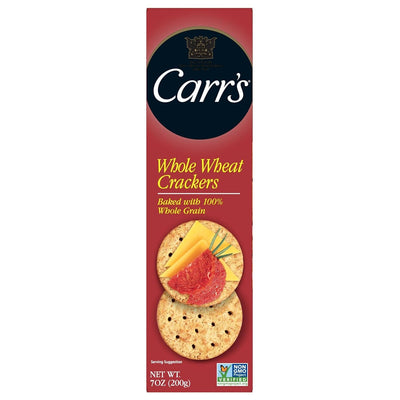 Carr'S, Whole Wheat Crackers, Non-Gmo Project Verified, Baked with 100% Whole Grain, 7Oz Box