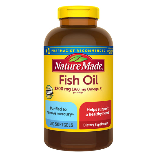 Nature Made Fish Oil 2400 Mg, 300 Softgels