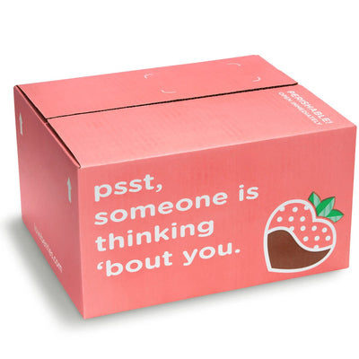 Home Delivery 18 Berry Bites Chocolate Covered Strawberries (Fun Size) 