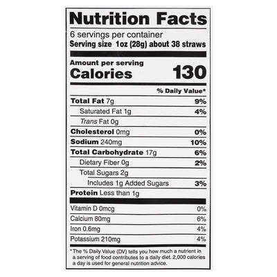 Sensible Portions Garden Veggie Straws, BBQ, 6 Oz