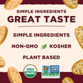 Back to Nature Organic Stoneground Wheat Crackers - Dairy Free, Non-Gmo, Made with Whole Grains & Flax Seed, Delicious & Quality Snacks, 6 Ounce​