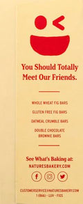 Nature'S Bakery Oatmeal Crumble Strawberry Bars, 1.41 Oz, 6 Ct