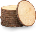 Rustic Wood Slices Set of (12) 9-10 Inch Natural Wood Slices Made in USA