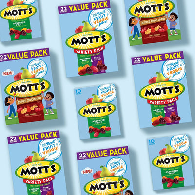 Mott'S Fruit Flavored Snacks, Apple Orchard, Gluten Free, 22 Ct