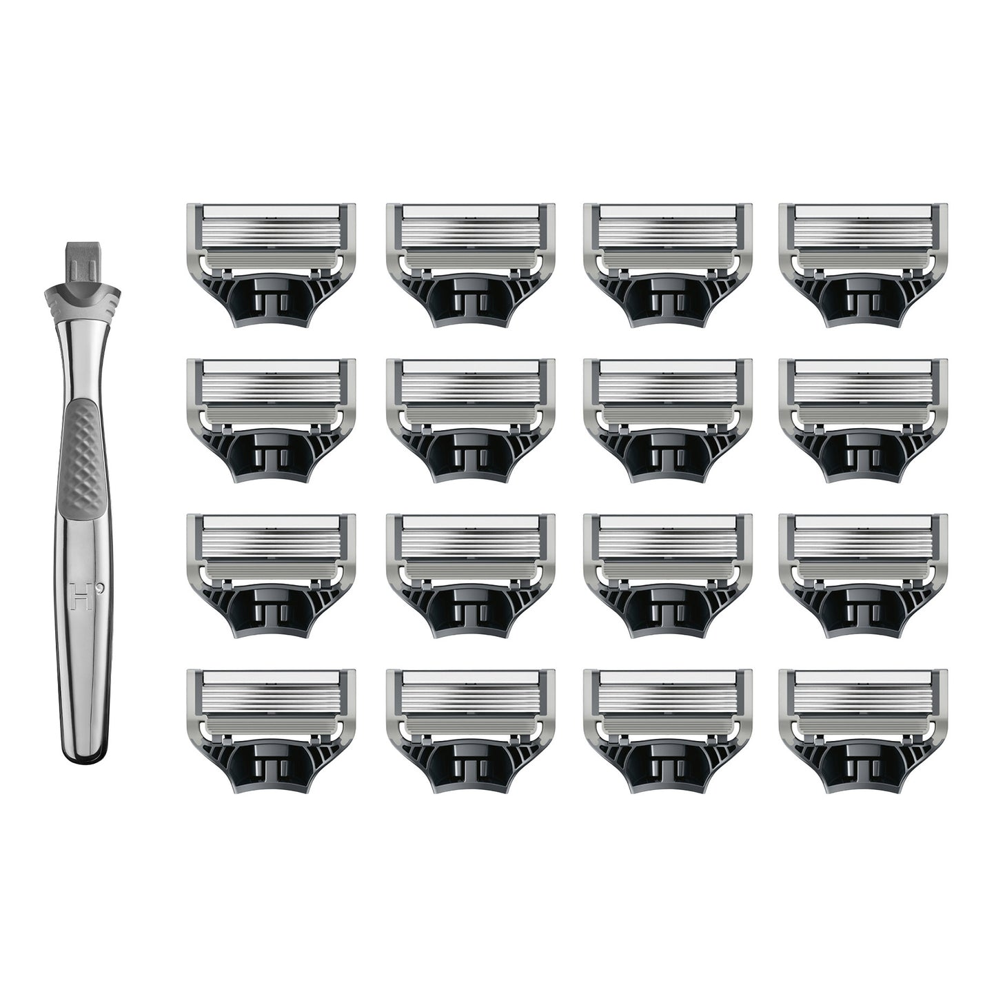 Harry'S Chrome Edition Razor Set 16 Cartridges + 1 Handle