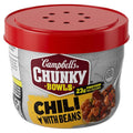 Campbell'S Chunky Chili with Beans, 15.25 Oz Microwavable Bowl