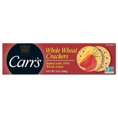 Carr'S, Whole Wheat Crackers, Non-Gmo Project Verified, Baked with 100% Whole Grain, 7Oz Box