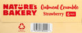 Nature'S Bakery Oatmeal Crumble Strawberry Bars, 1.41 Oz, 6 Ct