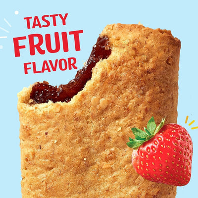Nutri-Grain Soft Baked Breakfast Bars, Kids Snacks, Whole Grain, Strawberry, 10.4Oz Box (8 Bars)