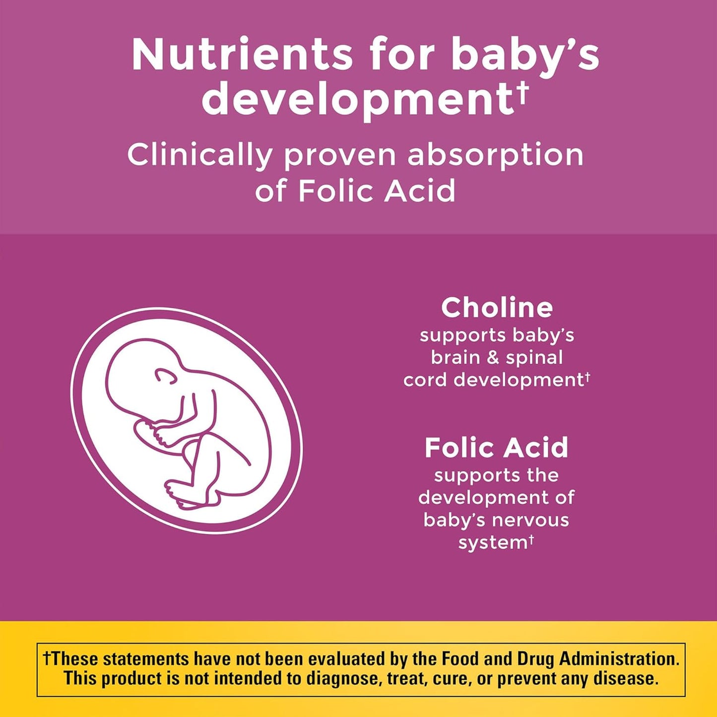 Nature Made Prenatal Gummies with DHA and Folic Acid, Prenatal Vitamin and Mineral Supplement for Daily Nutritional Support, 60 Gummies, 30 Day Supply