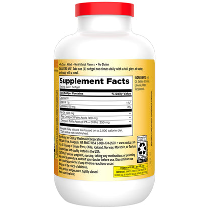 Kirkland Signature Fish Oil 1000 Mg., 400 Softgels
