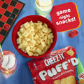 Cheez-It Puff'D Cheesy Baked Snacks, Puffed Snack Crackers, Kids Snacks, White Cheddar, 9.6Oz Bag (1 Bag)