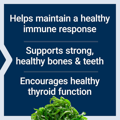 Life Extension Vitamins D and K with Seaiodine Bone Brain Thyroid Arterial Support Non GMO Once Daily Gluten Free, 60 Count