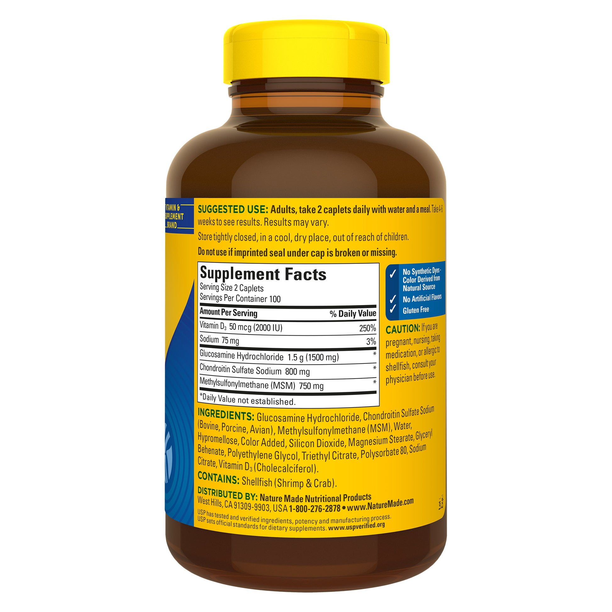 Nature Made Tripleflex Triple Strength + D3, 200 Caplets