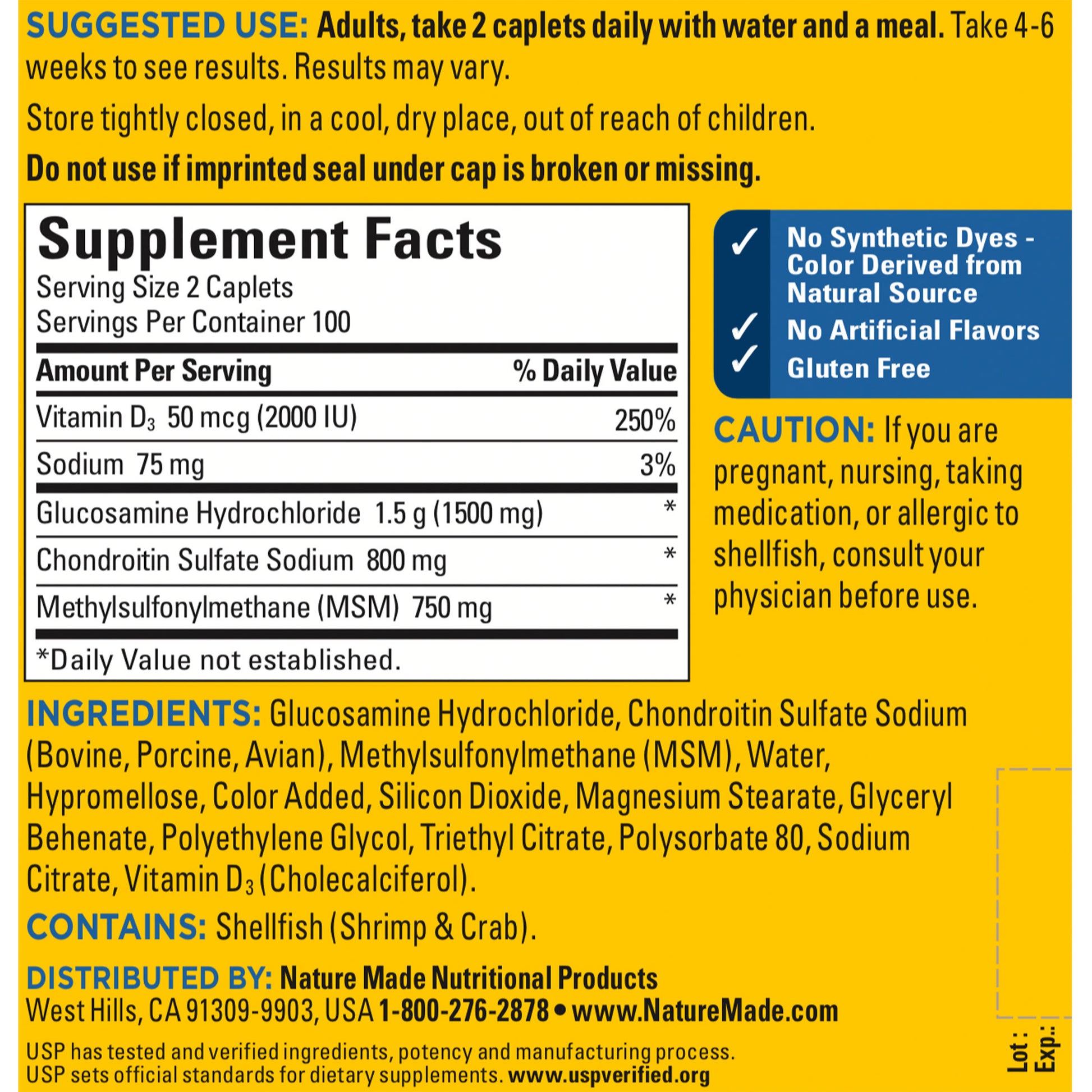 Nature Made Tripleflex Triple Strength + D3, 200 Caplets