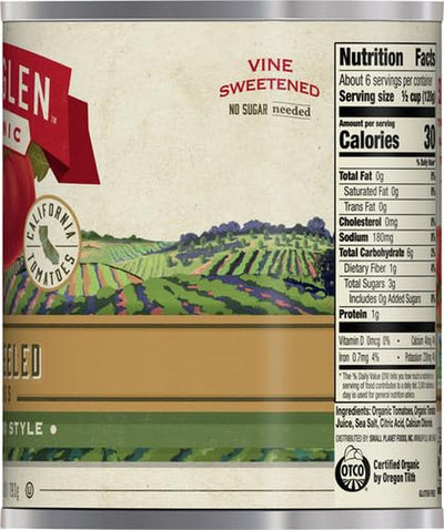 Muir Glen Organic Whole Peeled Tomatoes, San Marzano Style, 28 Oz.