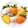 Home Delivery Hoppy Easter Chocolatey Covered Strawberries - 6 Berries by Love Berries 