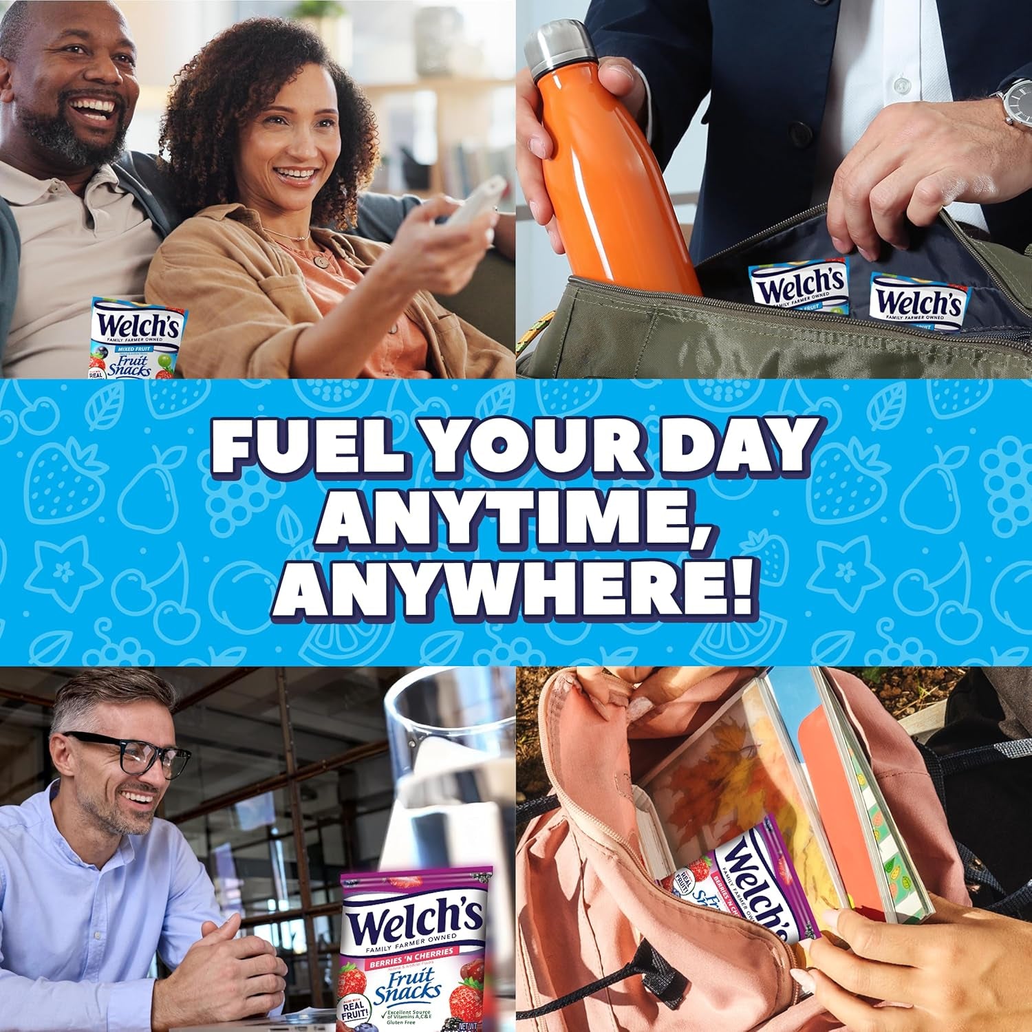 Welch'S Fruit Snacks, Mixed Fruit & Berries ', 0.8 Oz Case of 60