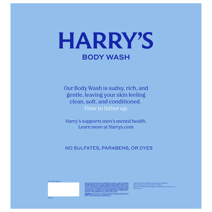 Harry'S Stone Body Wash, 30 Fl Oz, 2-Pack
