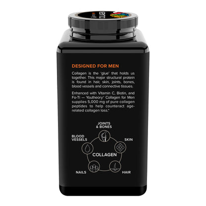Youtheory Mens Collagen Advanced Formula, 390 Tablets
