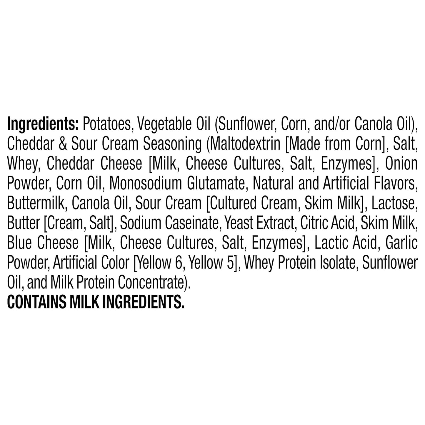 Ruffles Potato Chips, Cheddar Sour Cream, 1 Oz Case of 40