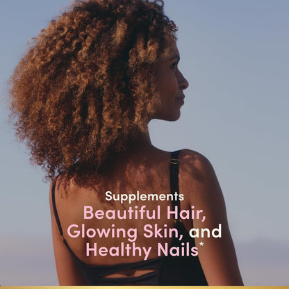 Nature'S Bounty Advanced Hair, Skin & Nails, Argan-Infused Vitamin Supplement with Biotin and Hyaluronic Acid, 150 Rapid Release Softgels, 50 Total Servings