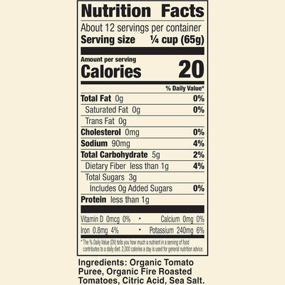 Muir Glen Crushed Fire Roasted Canned Tomatoes, 28 Oz.