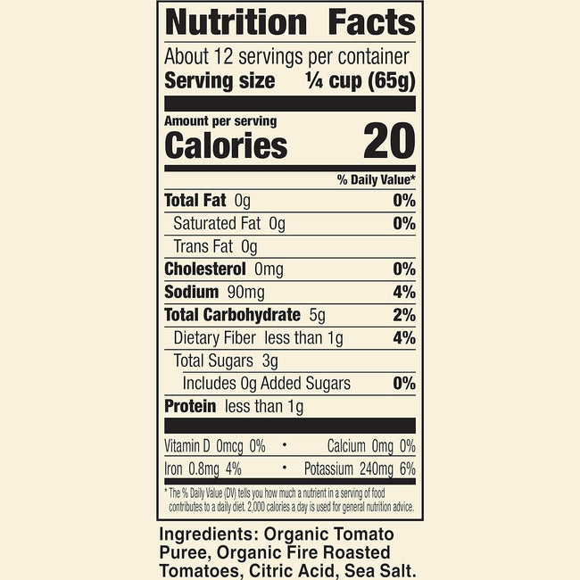 Muir Glen Crushed Fire Roasted Canned Tomatoes, 28 Oz.