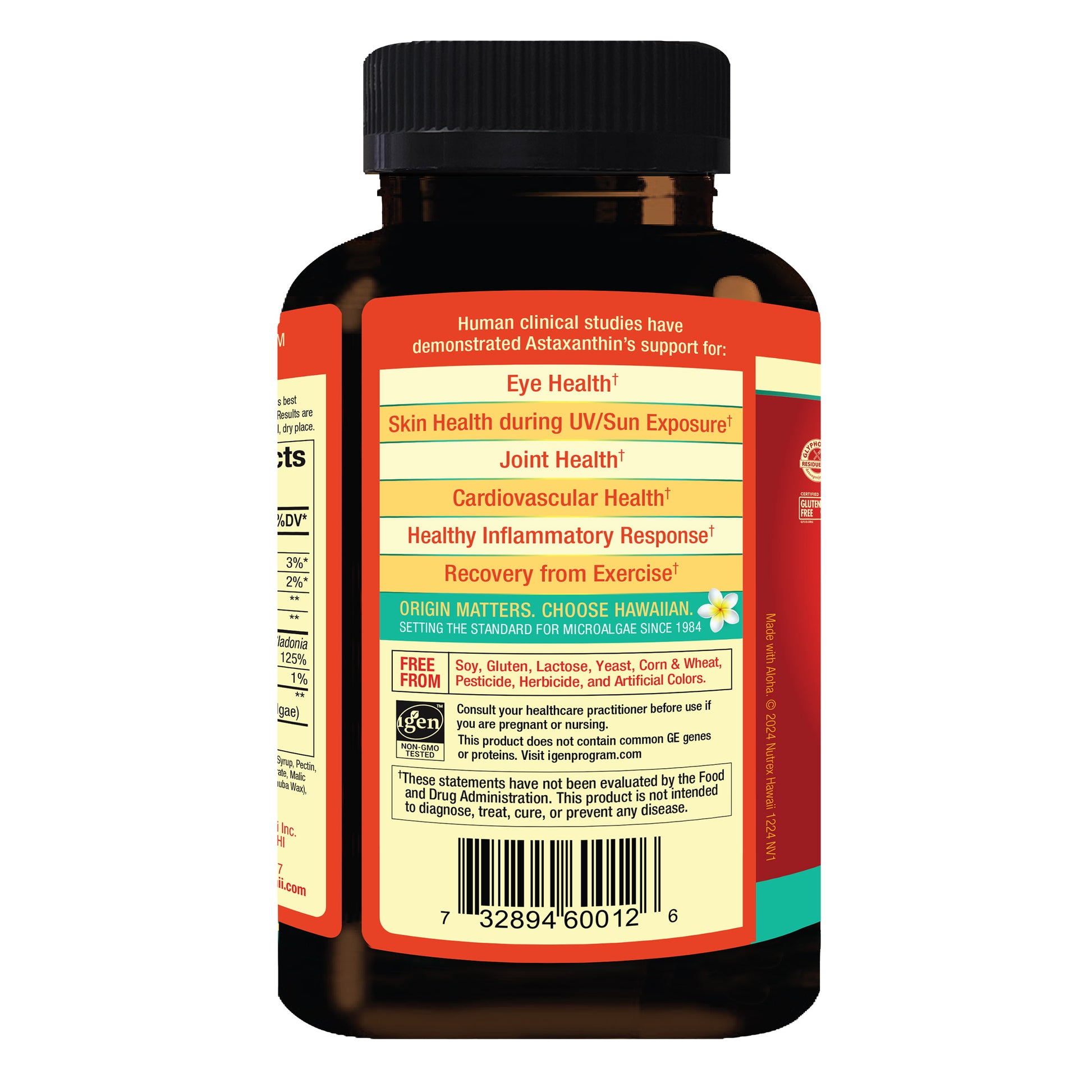 Bioastin Hawaiian Astaxanthin 12 Mg, 120 Gummies, Citrus