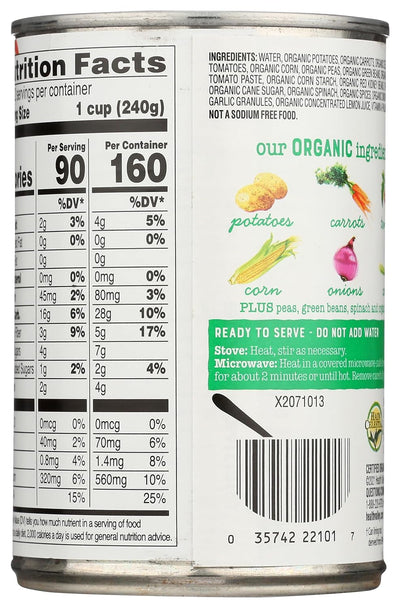 HEALTH VALLEY Organic No Salt Vegetable Soup, 15 OZ