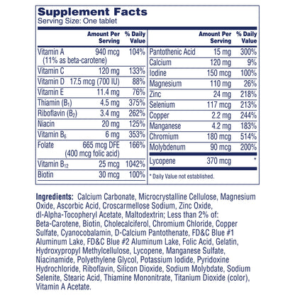 One a Day Men'S 50+ Healthy Advantage Multivitamin, 300 Tablets