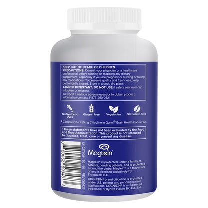 Qunol Brain Health Memory Plus, 100 Count