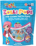 Zollipops Clean Teeth Lollipops - Anticavity Sugar Free Candy for a Healthy Smile Great for Kids, Diabetics and Keto Diet. Natural Fruit Variety, 3.1 Ounce