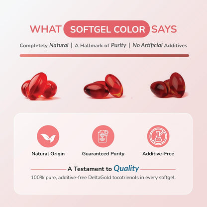 WELLNESS EXTRACT Eannatto Tocotrienols Vitamin E Supplements Tocopherol Free, Non-Gmo, Gluten Free & Antioxidant (125MG 60 Softgels)