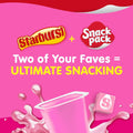 Snack Pack Pink STARBURST Flavored Juicy Gels Cups, 3.25 Oz, 6 Count