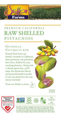 Setton Farms Naturally Raw Shelled Pistachios, No Shell, Non-Gmo Project Verified, Certified Gluten Free, Vegan and Kosher, Heart Healthy Snack, 5 Oz