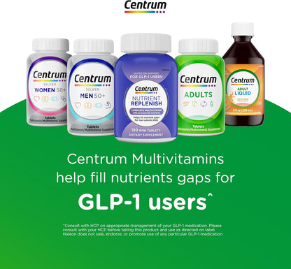 Centrum Adult Multivitamin/Multimineral Supplement with Antioxidants, Zinc, Vitamin D3 and B Vitamins, Gluten Free, Non-Gmo Ingredients - 200 Count